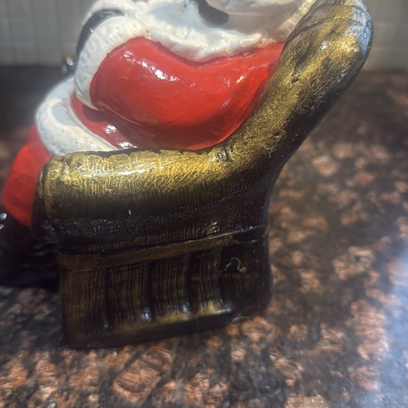 VTG Black Sitting Santa Christmas Holiday African collectors rare - Picture 4 of 9